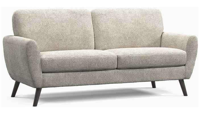 Studio Sits Colt 3 Seater Sofa in luxurious boucle linen grey fabric